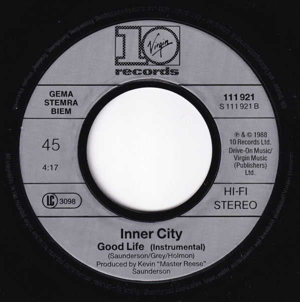 Inner City : Good Life (7", Single)