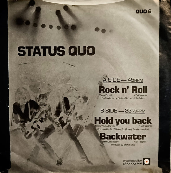 Status Quo : Rock N' Roll (7", Single, Pic)