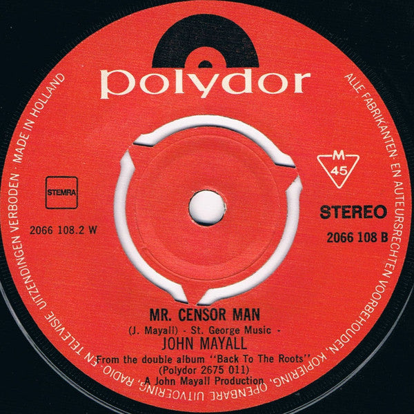 John Mayall : Dream With Me (7")