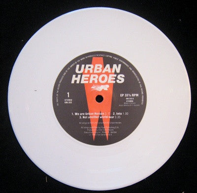 Urban Heroes : We Are Urban Heroes (7", EP, Ltd, Whi)