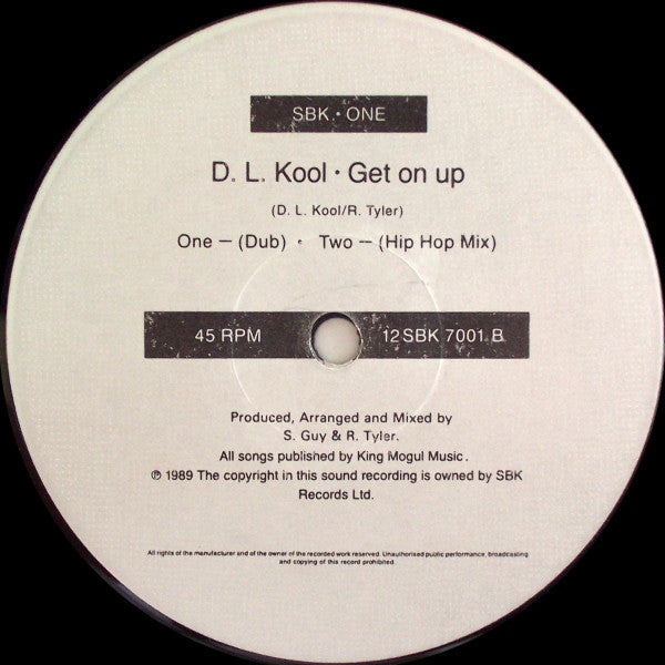 D.L. Kool : Get On Up (12", Single)