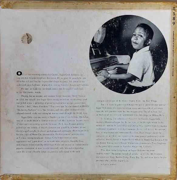 Sugar Chile Robinson : Boogie Woogie (LP, Album)