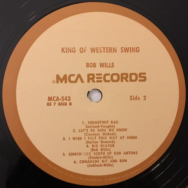 Bob Wills : King Of Western Swing (LP, Tan)