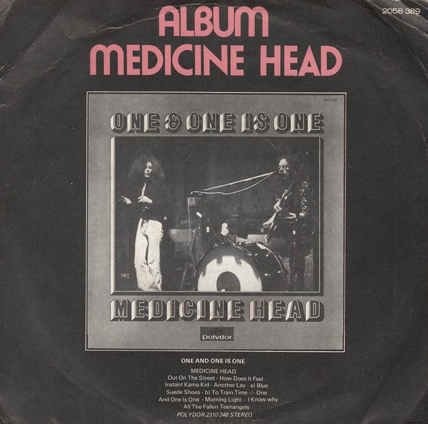 Medicine Head (2) : Rising Sun (7")