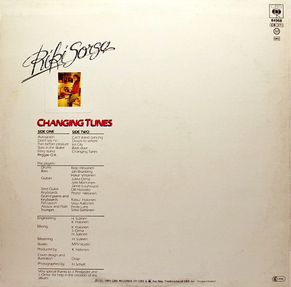 Riki Sorsa : Changing Tunes (LP, Album, RE)