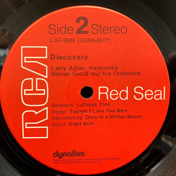 Larry Adler, Morton Gould And His Orchestra : Discovery (LP, Album, RP)