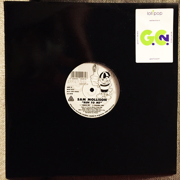 Sam Mollison : Run To Me (12")