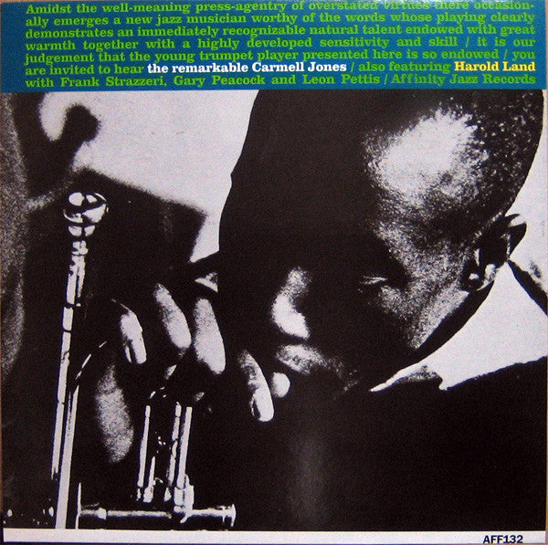 Carmell Jones Featuring Harold Land : The Remarkable Carmell Jones (LP, Album, RE)