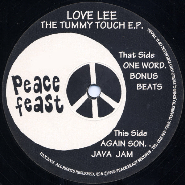 Tim "Love" Lee : The Tummy Touch EP (12", EP)