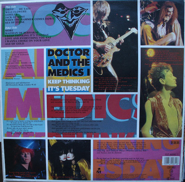 Doctor & The Medics : I Keep Thinking It's Tuesday (LP, Album)
