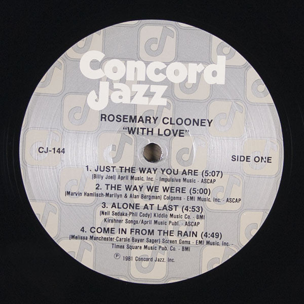 Rosemary Clooney : With Love (LP, Album)