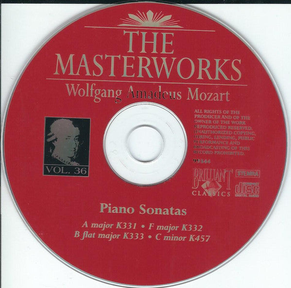 Wolfgang Amadeus Mozart : Piano Sonatas K331 / K332 / K333 / K457 (CD, Comp)