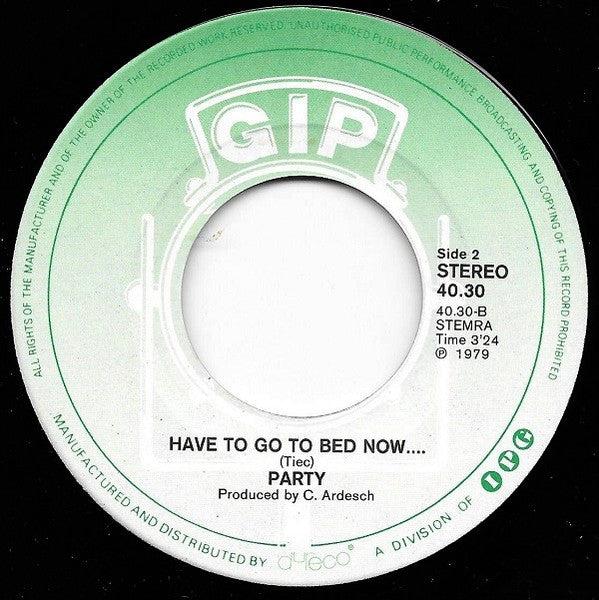 Party (2) : Come To The Party (7", Single)