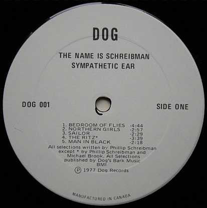 Flivva : The Name Is Schreibman - Sympathetic Ear (LP)