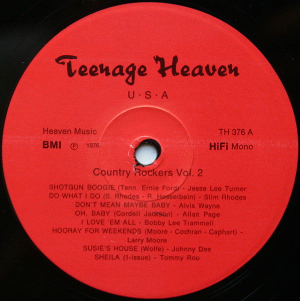 Various : Country Rockers Vol. 2 - Shot Gun Boogie (LP, Comp, Mono)