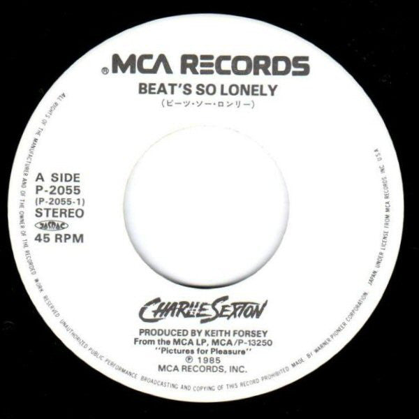 Charlie Sexton : Beat's So Lonely (7", Single)