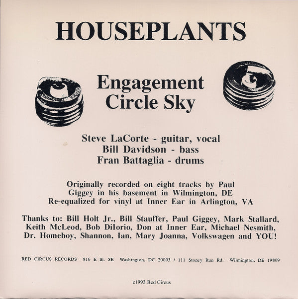 Houseplants : Engagement (7", Red)