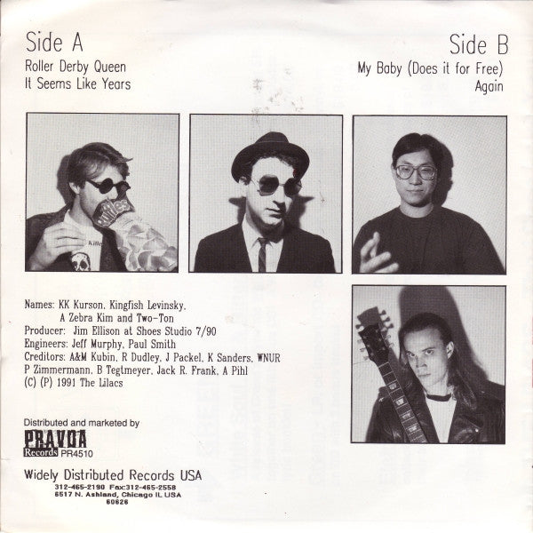 The Lilacs : The Lilacs Love You! (7", EP)