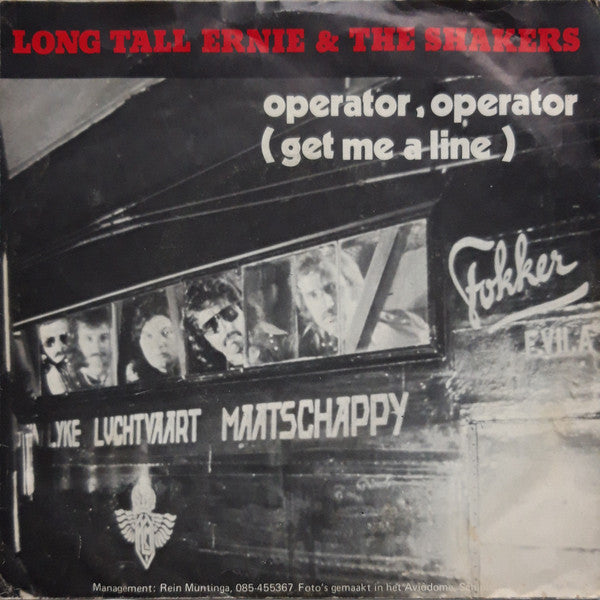 Long Tall Ernie And The Shakers : Operator, Operator (Get Me A Line) (7", Single)