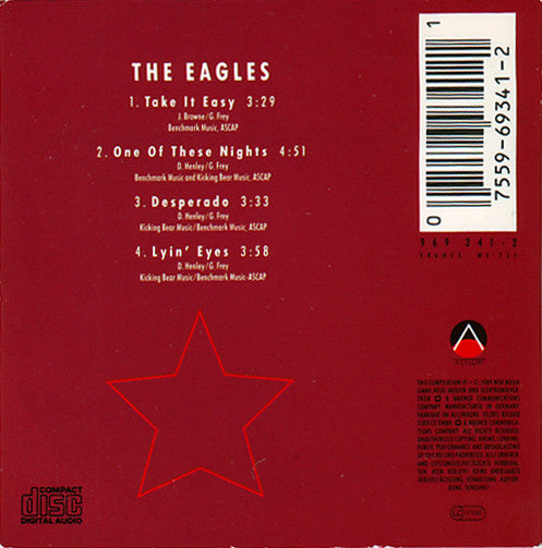 Eagles : Take It Easy / One Of These Nights / Desperado / Lyin' Eyes (CD, Mini)