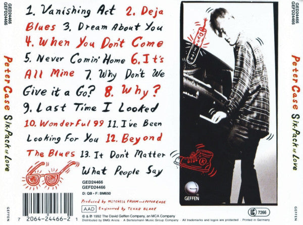 Peter Case : Six-Pack Of Love (CD, Album)