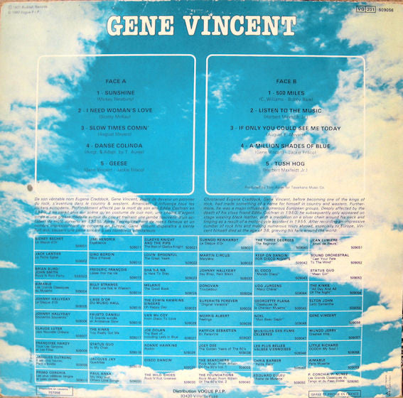 Gene Vincent : Gene Vincent (LP, Album, RE)