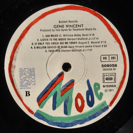 Gene Vincent : Gene Vincent (LP, Album, RE)