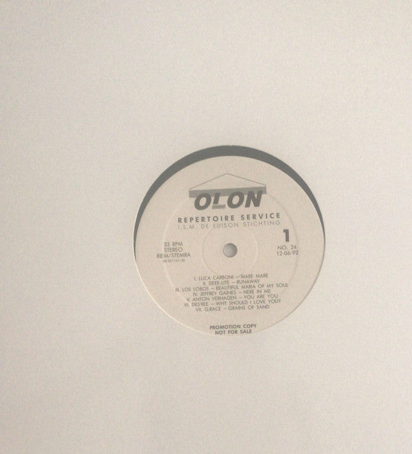 Various : Repertoire Service No. 24 (LP, Comp, Promo, Smplr)