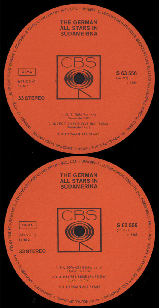 The German All Stars : In Südamerika (2xLP, Album)