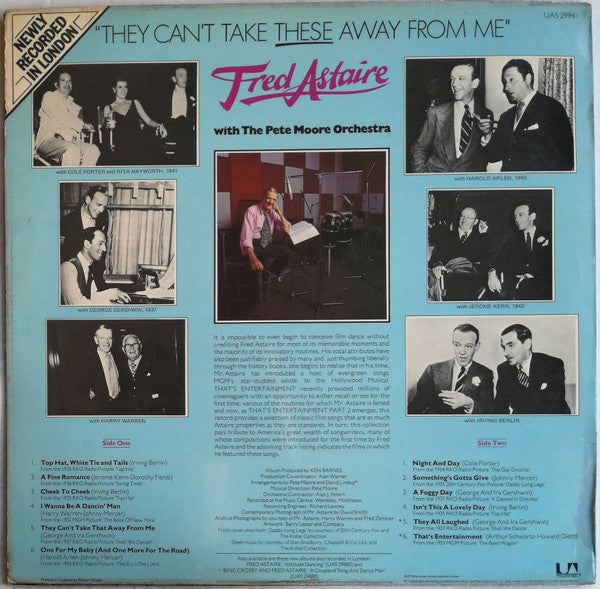 Fred Astaire : They Can't Take These Away From Me (LP, Album)
