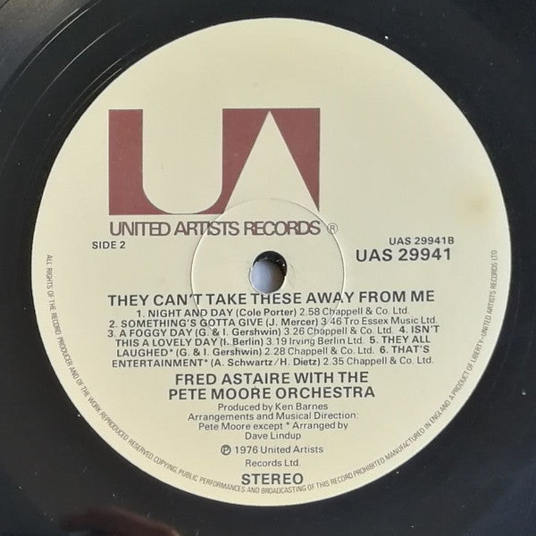 Fred Astaire : They Can't Take These Away From Me (LP, Album)