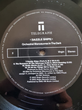 Orchestral Manoeuvres In The Dark : Dazzle Ships (LP, Album, RE, RP + LP + Ltd, 40t)