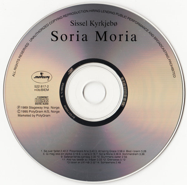 Sissel : Soria Moria (CD, Album, RE, RP)