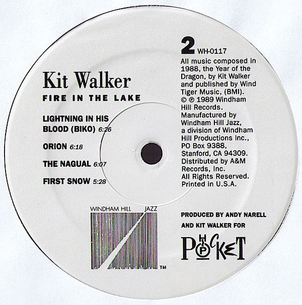 Kit Walker : Fire In The Lake (LP, Album)