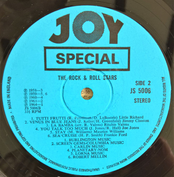 Various : The Rock & Roll Stars (LP, Comp)