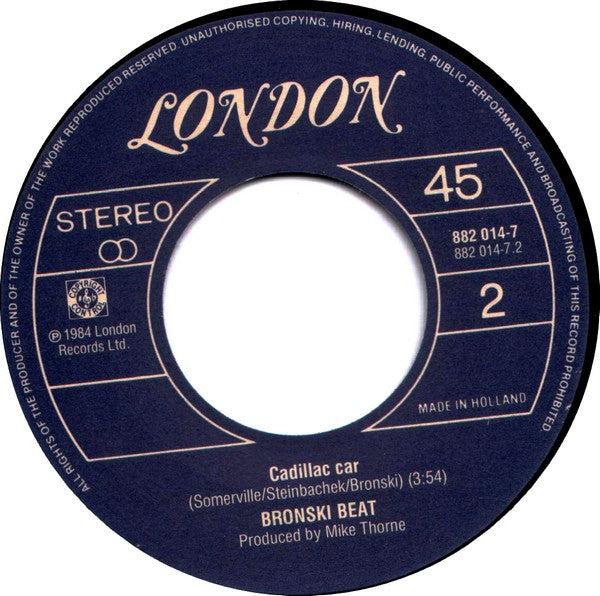 Bronski Beat : Why? (7", Single)