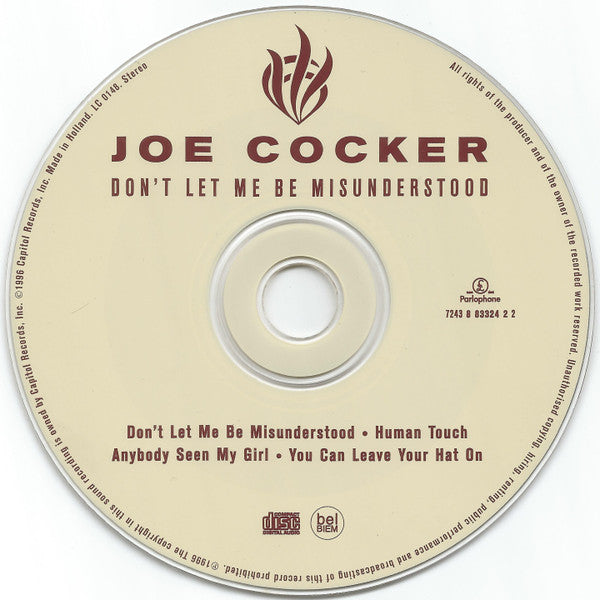 Joe Cocker : Don't Let Me Be Misunderstood (CD, Maxi)