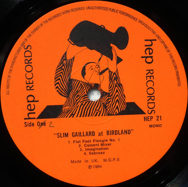 Slim Gaillard : At Birdland (LP, Album, Mono)