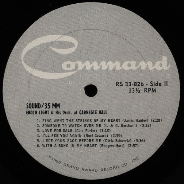 Enoch Light And His Orchestra : Sound 35/MM (LP, Album, Mono, Gat)