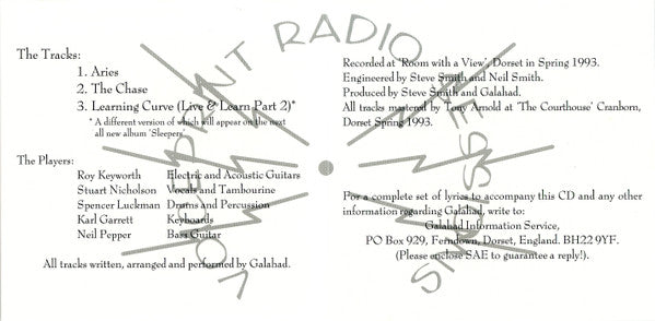 Galahad : Galahad (CD, EP)