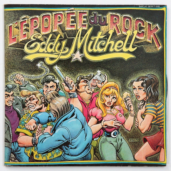 Eddy Mitchell : L'épopée Du Rock (2xLP, Comp)