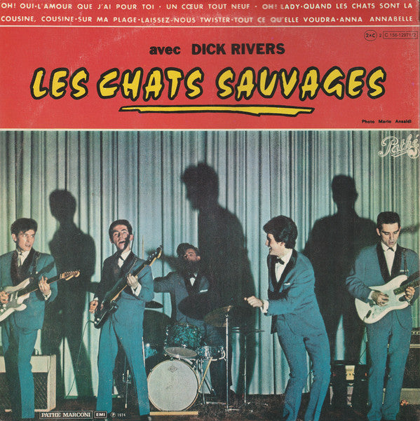 Les Chats Sauvages Avec Dick Rivers : Les Chats Sauvages Avec Dick Rivers (2xLP, Comp)