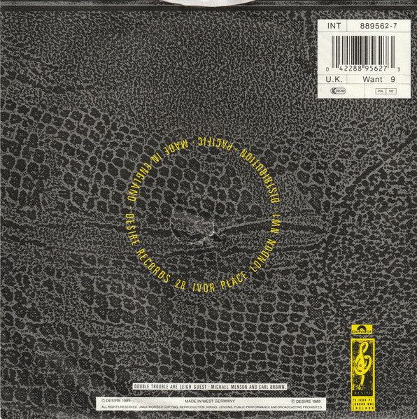 Double Trouble, The Rebel MC* : Just Keep Rockin' (7", Single, Yel)