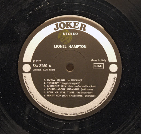 Lionel Hampton : Lionel Hampton (LP, Comp)