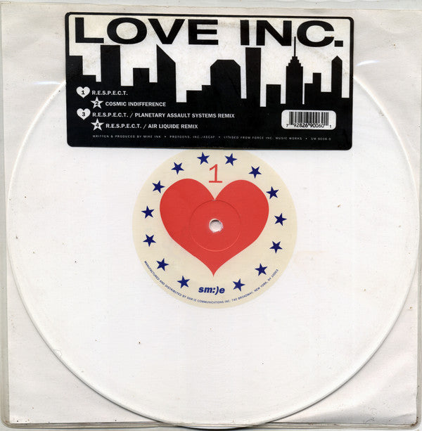 Love Inc. : R.E.S.P.E.C.T. (Remixes) (2x10", Whi)