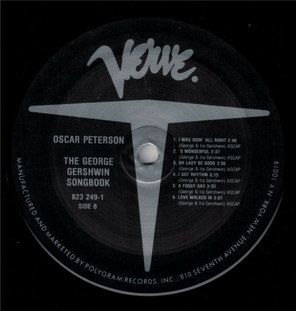 Oscar Peterson : The George Gershwin Songbook (LP, Mono, RE)