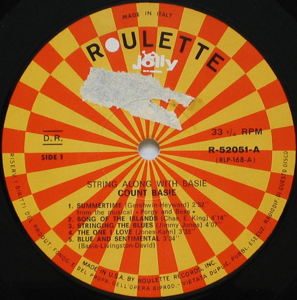 Count Basie : String Along With Basie (LP, Album)