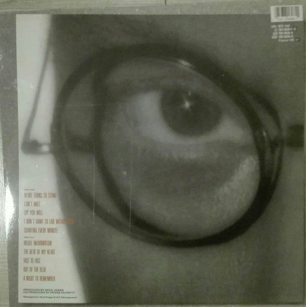 Foreigner : Inside Information (LP, Album, Gat)