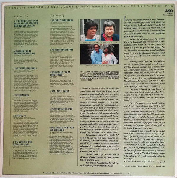 Cornelis Vreeswijk : Ballades Van De Gewapende Bedelaar (LP, Album)