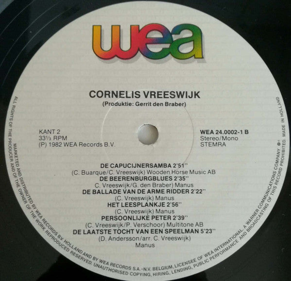 Cornelis Vreeswijk : Ballades Van De Gewapende Bedelaar (LP, Album)